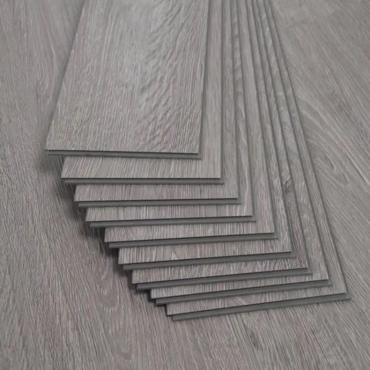 Fireproof waterproof thickness Hybrid Click Lock Lvt Pvc Material Rigid Core Luxury Spc Vinyl Flooring With Attached Foam