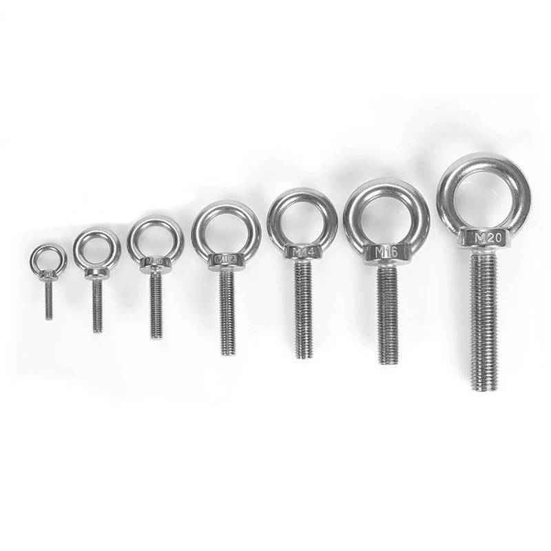 Customized size 310S DIN580 eye bolt UNS S31008 W.Nr.1.4845 DIN580 eye bolt