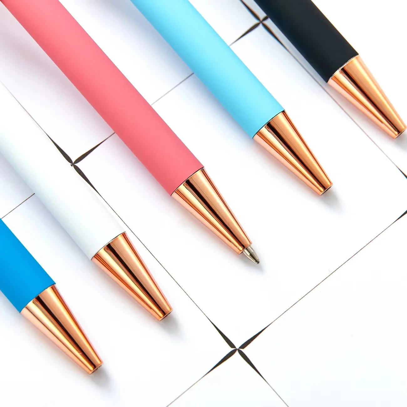 Color press rubber spray advertising pen spot wholesale laser engraving capacitive ball point pen aluminum rod touch scr