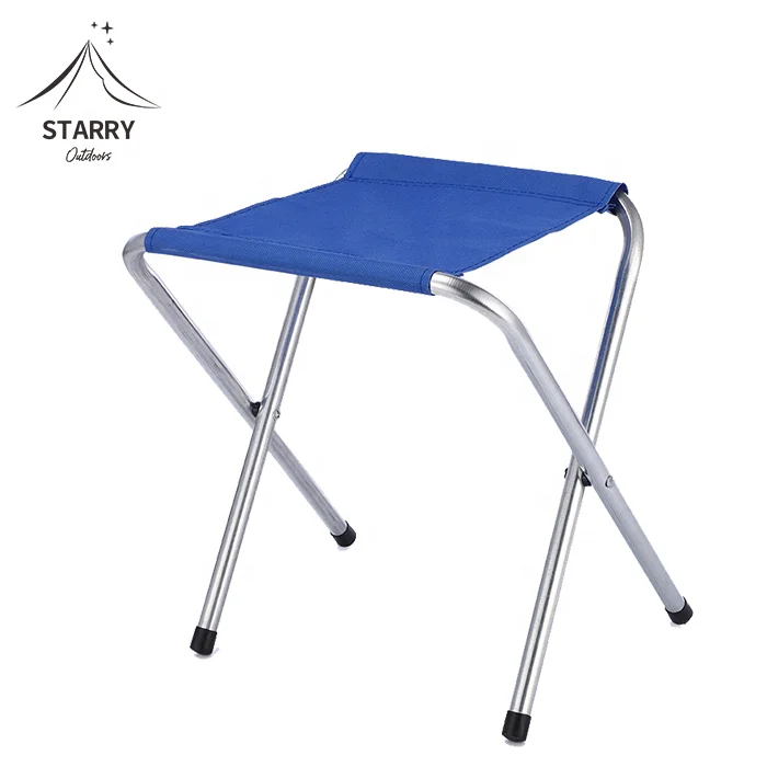 Mini cheap metal folding stool for fishing&hiking  portable folding stool used on beach