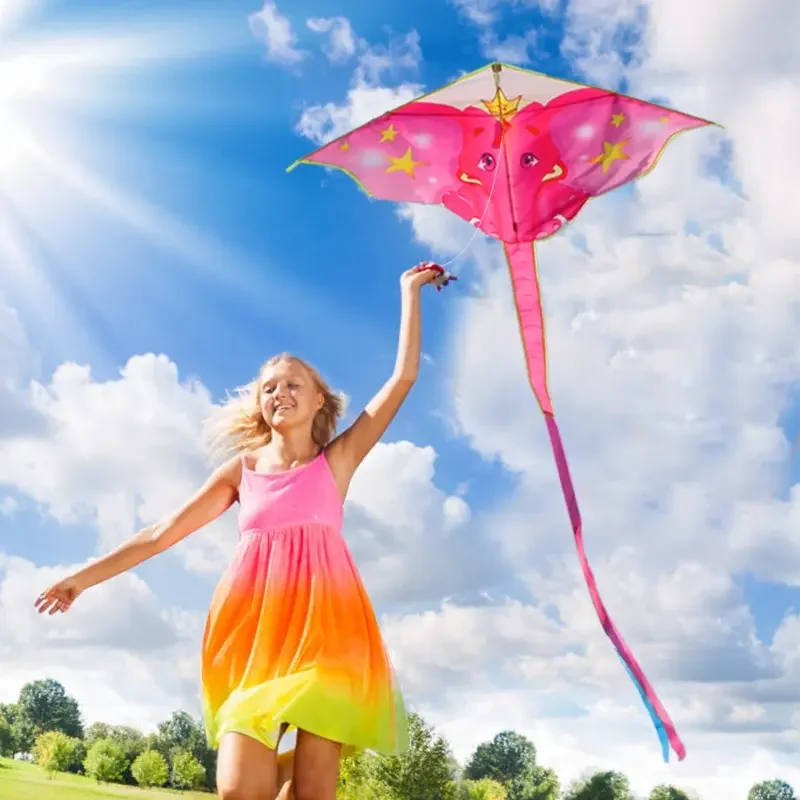 New Polyester made Cartoon Animal Kite Flying Elephant Kite Dumbo Kite
