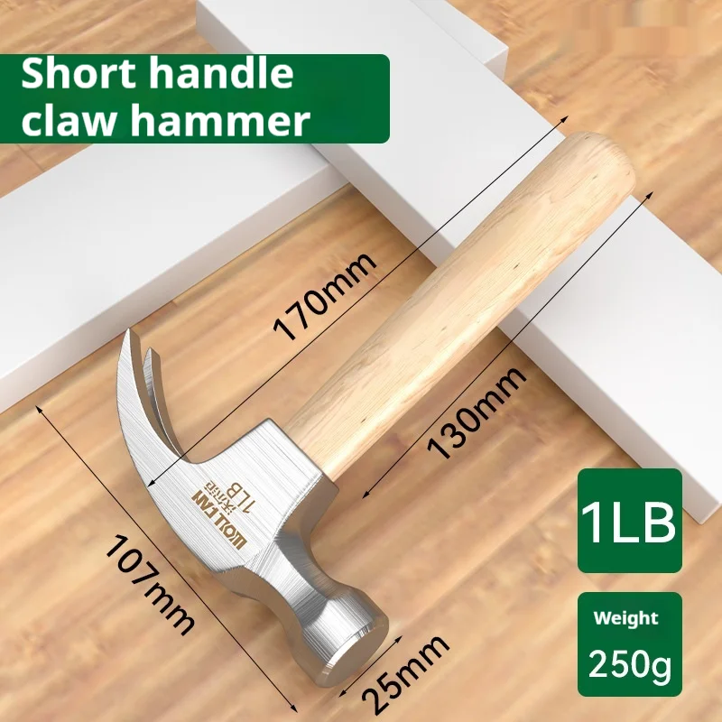 Steel Head Chisel Hammer With Wooden Handle set of 4 Jewelry Making Tools