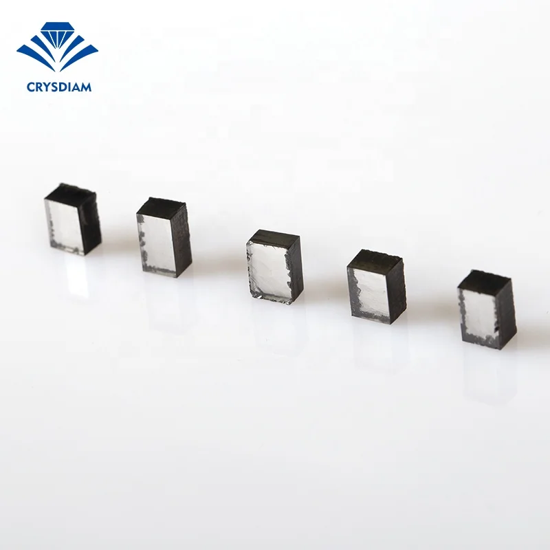 CRYSDIAM Rectangular 8-8.5ct cvd uncut diamond cvd rough diamond rough cvd diamond