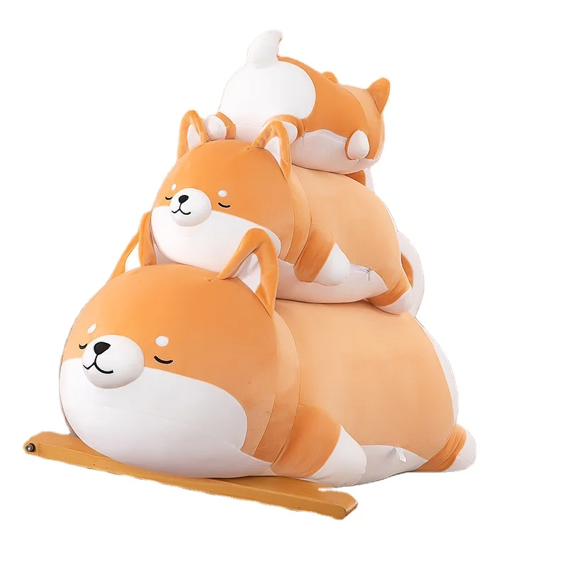 Cute Corgi Plushies Sofa Cushion home decoration Big Sizes Shiba Inu Plush throw pillow Cartoon dog shape hugging plush pillow