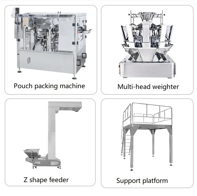 Grain Melon Coriander Seeds Premade Pouch Packaging Automatic Vegetable Seed Packing Machine