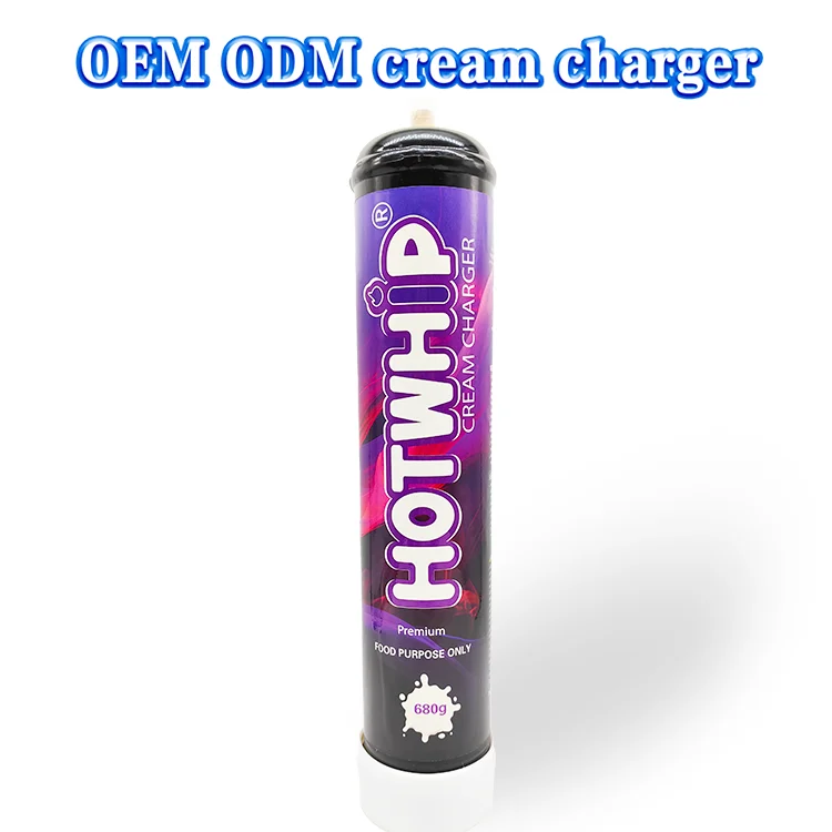 0.95L Cylinder 580G Filling Fast Whip Gas Cream Whipped Charger 615G Gas Cylinders Pallet To Uk Usa Australia