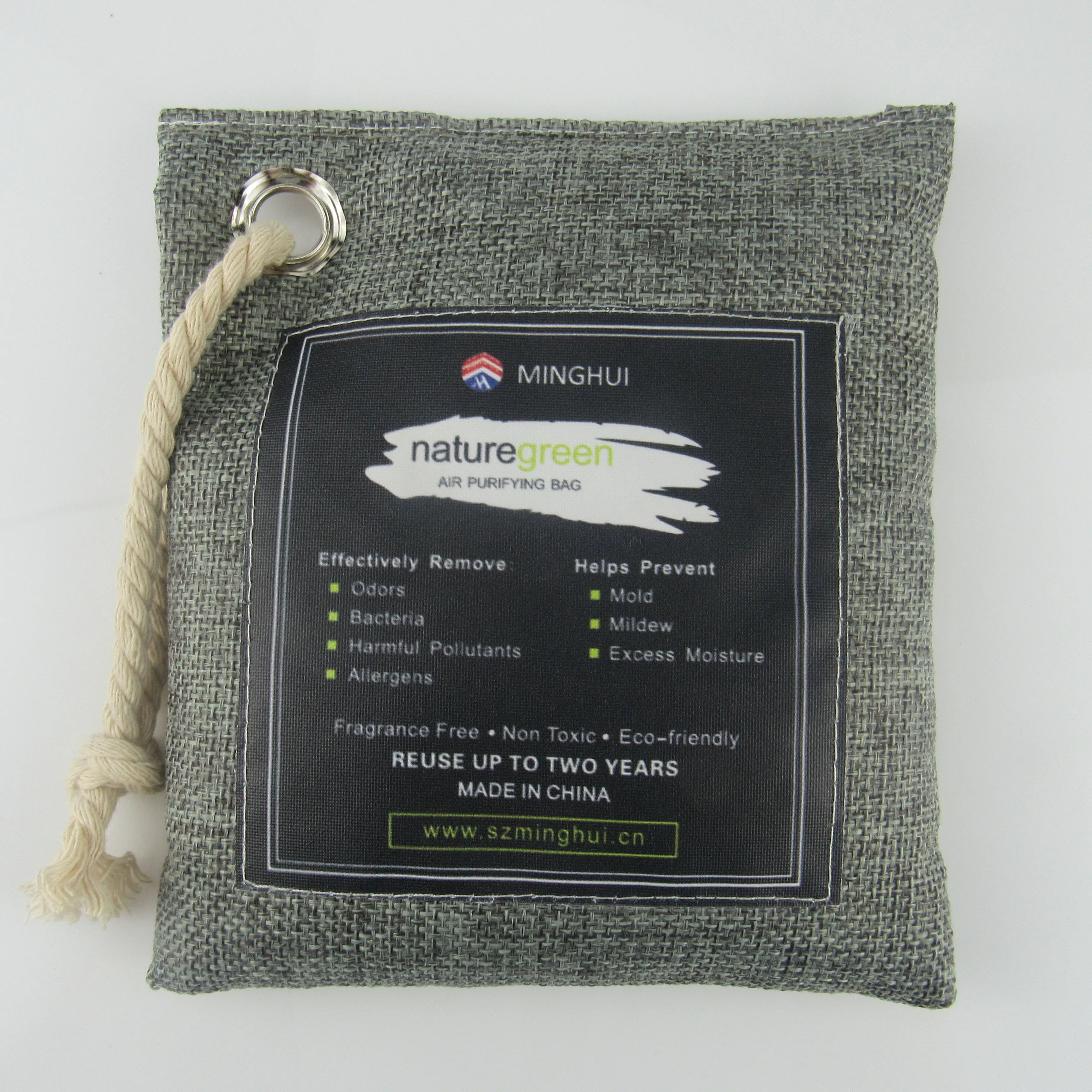 500g Minghui Activated Charcoal Packs Adsorbs Active Carbon Customized Packaging Coconut Shell Activated Carbon Desiccant 99%