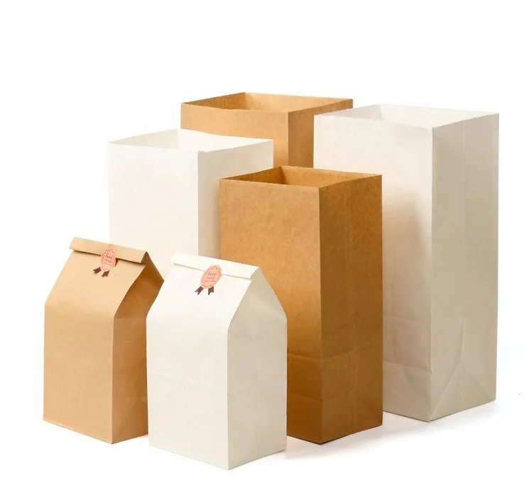 Best Selling Kraft Paper Bag Sealing Alibaba Supplier Rich Experience Mini Brown Paper Bag For Flour