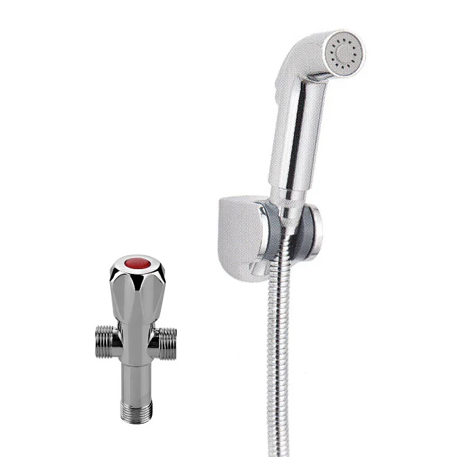 New arrival 304 stainless steel handheld water bidet spray bathroom bidet sprayer for toilet