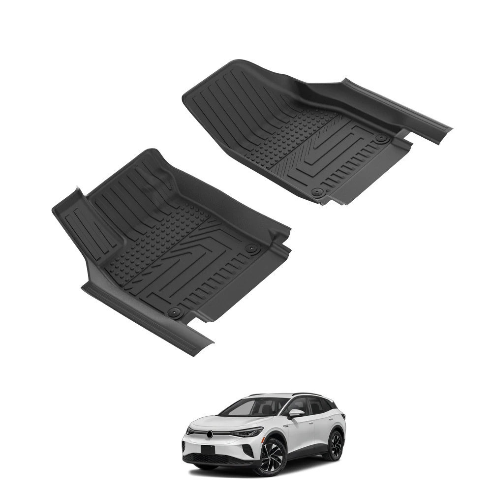 TXR 5d Wholesale Car Interior Accessories OEM TPE Raw Material AUTO Black Color Floor Mats for VOLKSWAGEN  ID4 2022-