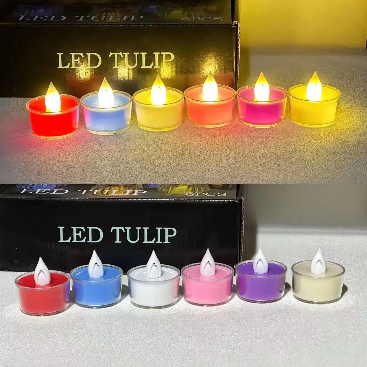 Beautiful LED Tea Lights  Battery Operated Electric Tealight Candles for Christmas Day