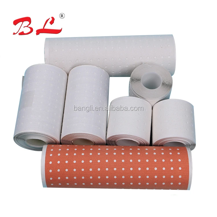 Perforated medical cotton tape zinc oxide plaster roll medical adhesive plaster