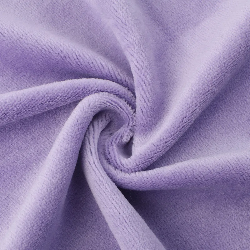Высококачественная хлопковая бархатная велюровая односторонняя махровая ткань для коврика/худи/занавески