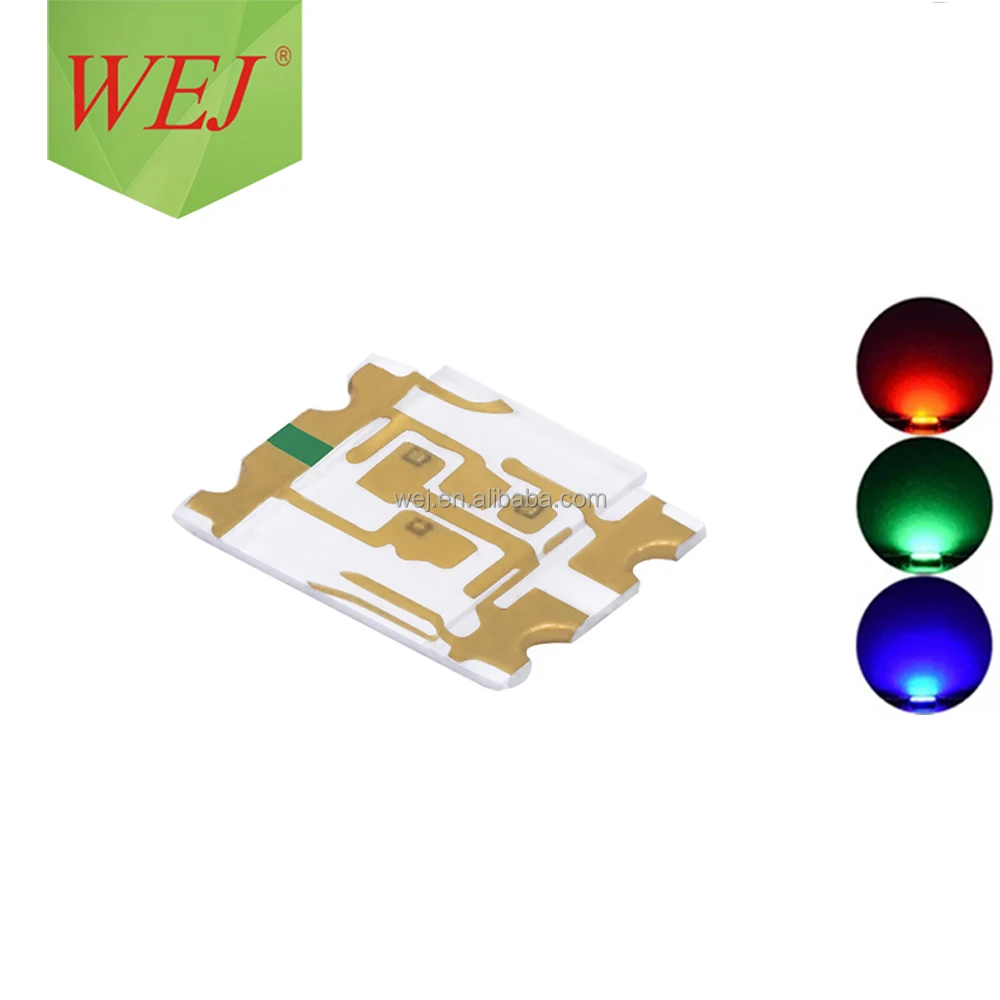 Ultrathin 1206 0.35mm thickness red green blue rgb 1206 smd led diode