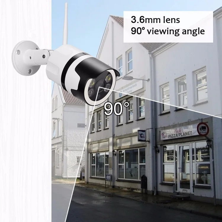 YCC365 Plus 1080P Real-Time Mobile View Wifi Camera Bullet PTZ Waterproof IP66 Outdoor Wireless Cctv Camera