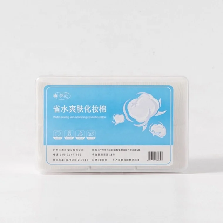 Disposable Cotton Cosmetic Pad Square 1080 PCS Natural Skin Care Makeup Remover Cotton Face Pads