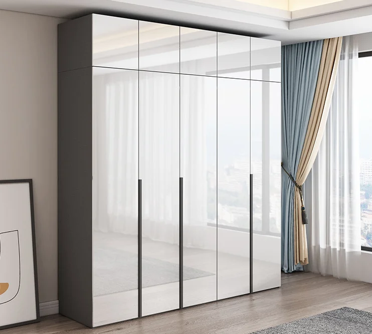 ULT-NY-618-4 Modern designs luxury baby bedroom furniture  4 door wardrobe couple cabinet closet customized Wardrobes