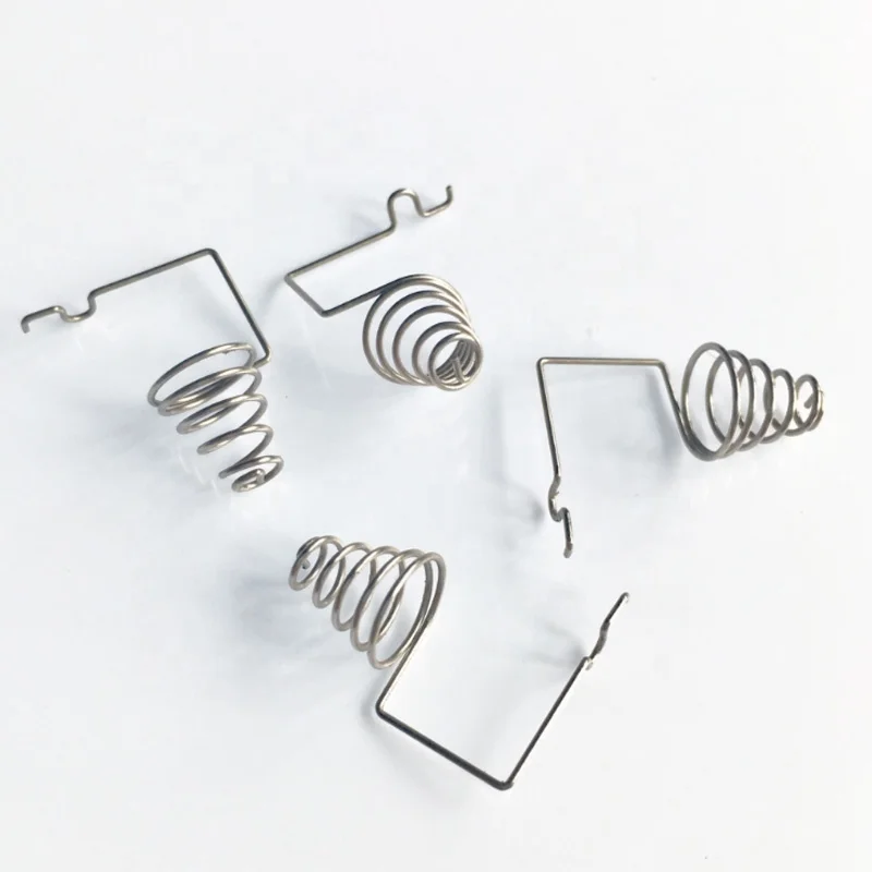 Factory Supply Oem Odm Aaa Battery Springs Metal Double Tower Type Battery Spring