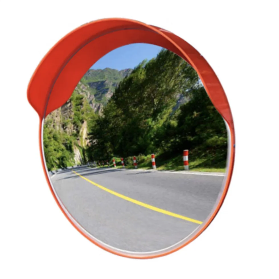 PC 30 45 60 80 100 120cm car road traffic safety parking lots small concave keylight reflective decorative street convex mirror