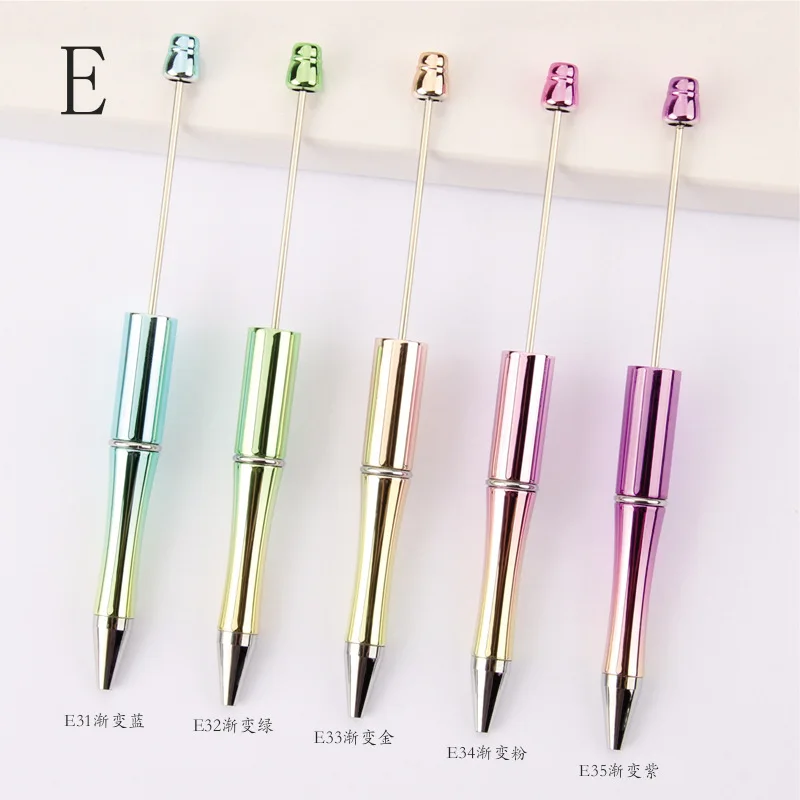 Hot Selling Ballpoint Pen Decorative Bead pen Gift Beaded DIY Plastic Ball Pen Ready to ship