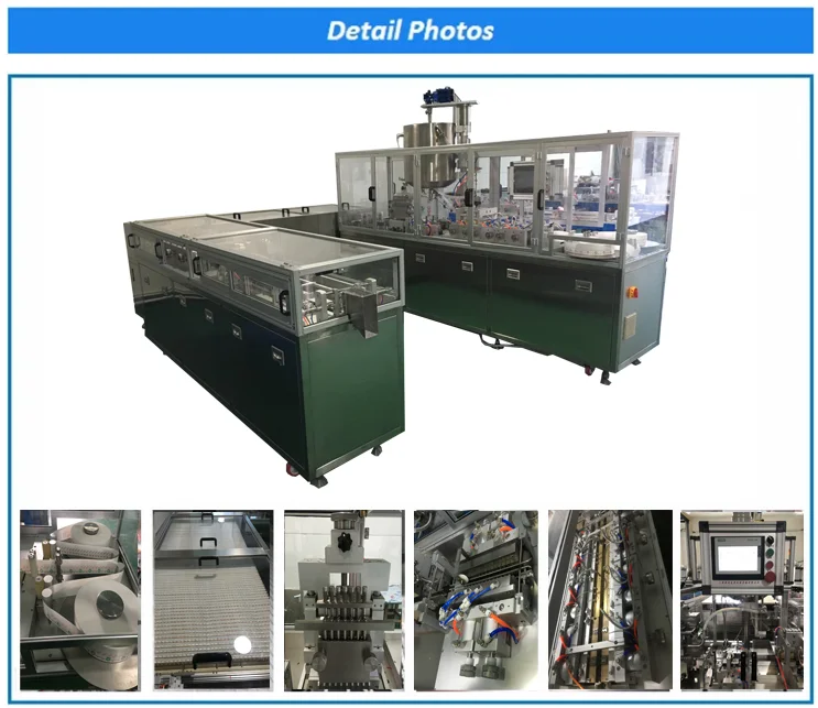 GMP automatic boris acid production line promotes vaginal health boric life suppository filling machine with CE