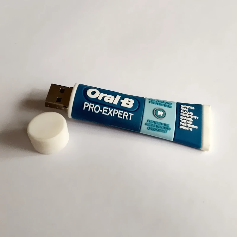 USB флэш-память в форме зубной пасты, usb флэш-пасты на заказ, медицинская паста, USB с логотипом CE, ROHS