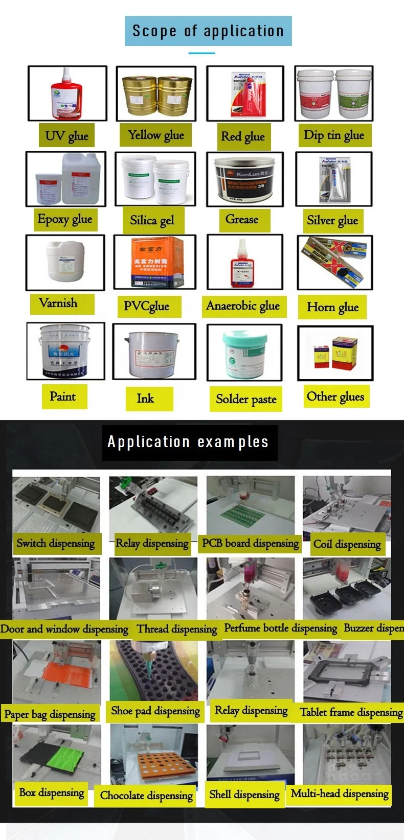 Автоматическая машина с ЧПУ для разлива жидкого клея