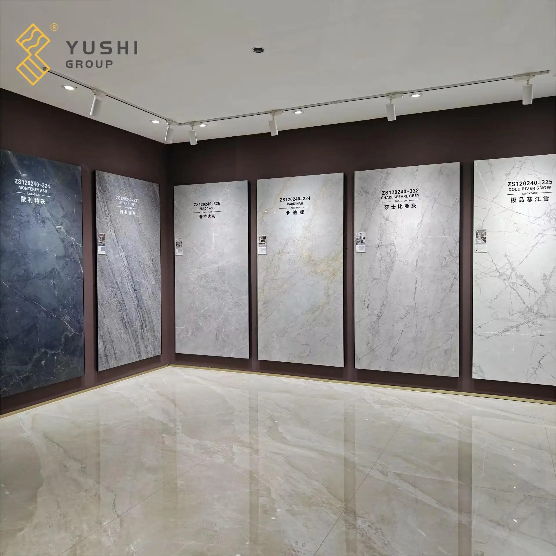 Yushi Group 3200x1600x12MM Glazed Polished Big Size Sintered Stone Engineered Floor Tiles for Outdoor Use for Walls and Halls