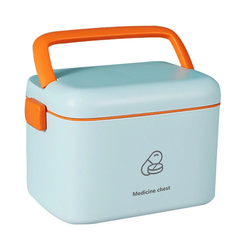 Medicine kit Household large capacity home standing medical first aid kit full set of home visits with medicine storage box emer