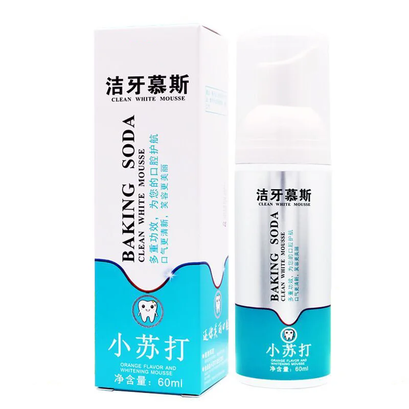 Pressing cleaning mousse whitening mousse foam toothpaste