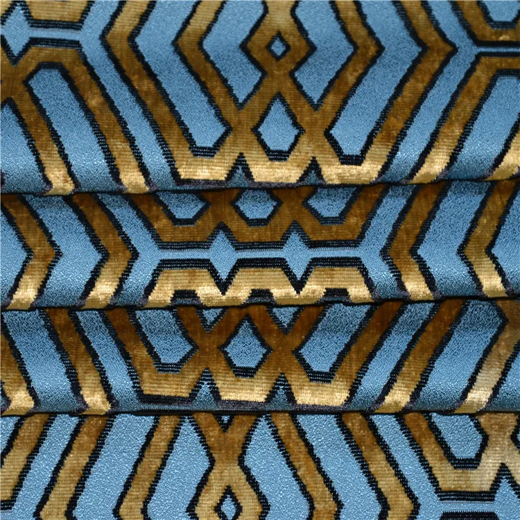 JBL Luxury Polyester Viscose Fabric Blackout Jacquard Curtain