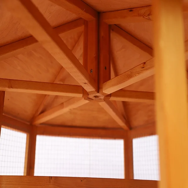 Jaalex Wooden Bird Cage Large Bird Aviary Outdoor Waterproof Luxury Wire Mesh Bird Aviaries For Sale