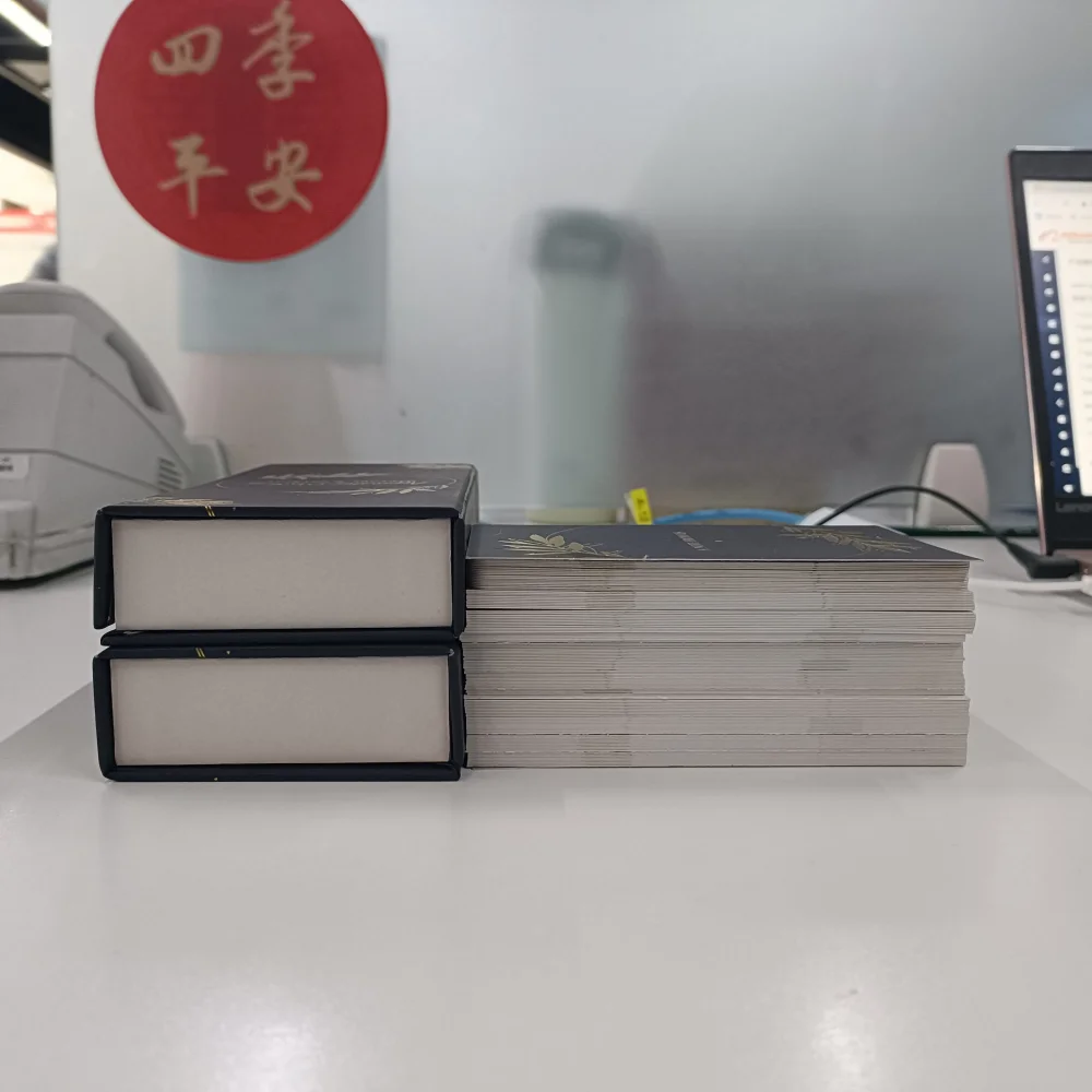 OEM Luxury Custom Business Cards Printer Digital Thank You Cards with Logo Custom Business Card Box