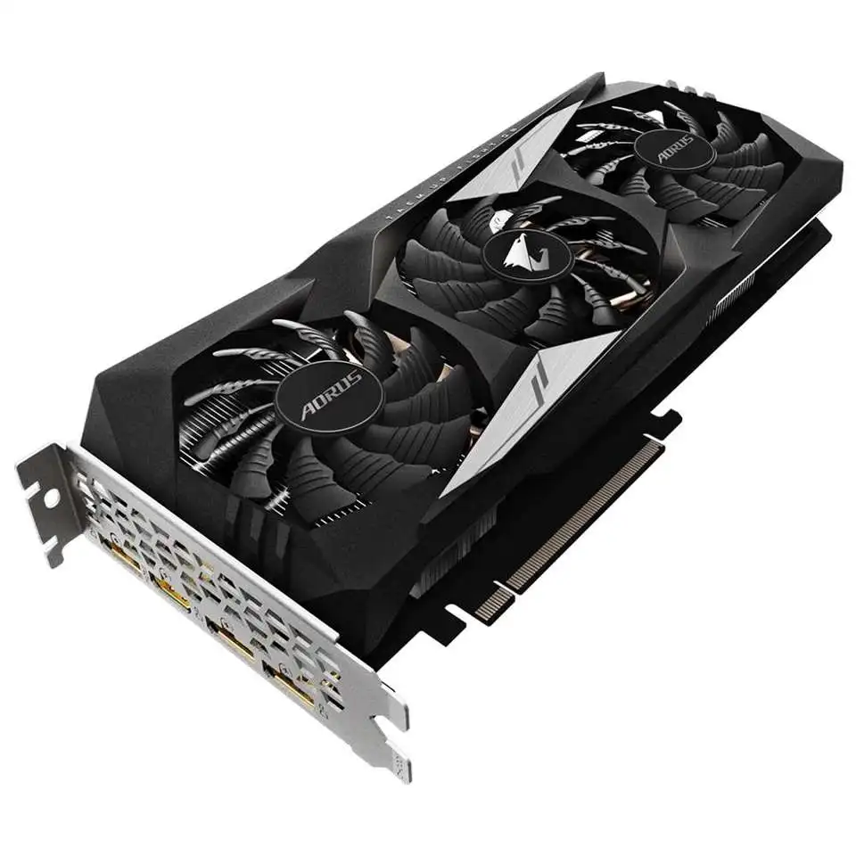 FOR GIGABYTE For NVIDIA AORUS GeForce GTX 1660 Ti 6G with 6GB GDDR6 192-bit Memory Interface Support Overclocking (GV-N166TAORUS