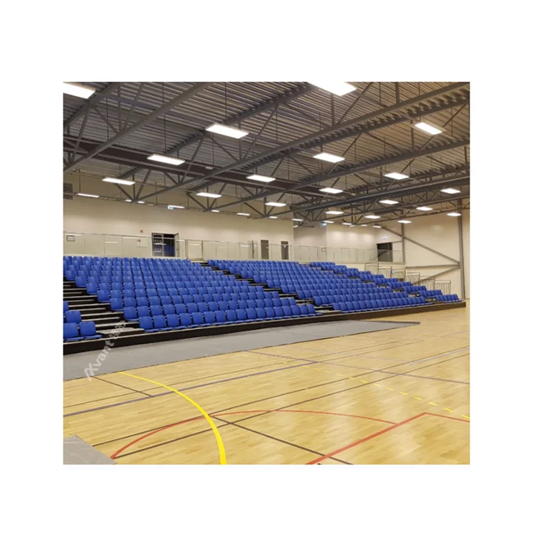 Avant indoor telescopic grandstand manually telescopic bleacher manually telescopic tribune retractable grandstand