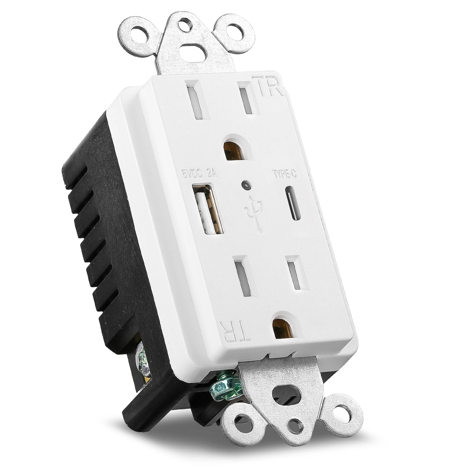Kegyma Short Circuit and Over Current protection type C port usb smart fast charger socket outlet