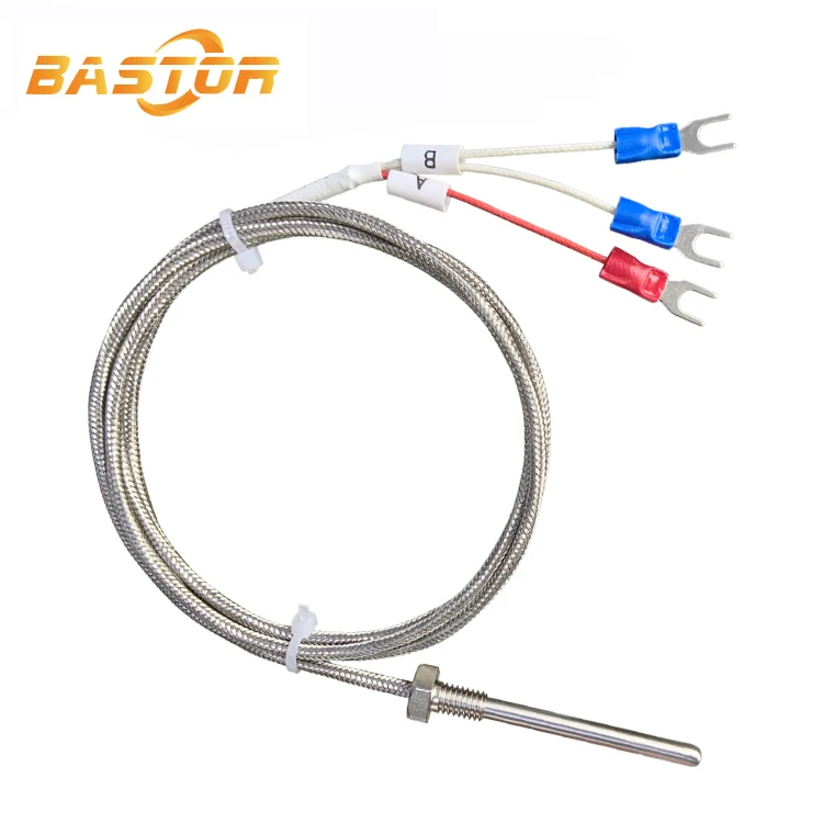 stainless steel rtd pt100 k type Thermocouple Temperature Sensor for Industry Furnace