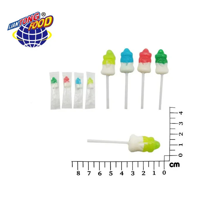 Lollipop Fruit Flavor Lollipop Normal Stick Sweet And Sour Candy