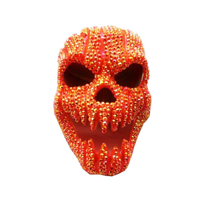 Halloween cool set diamond devil scream mask scary whole props April Fools party cosplay mask