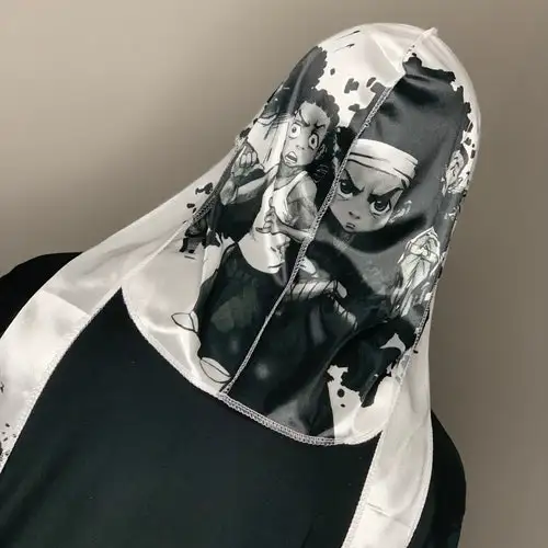 Быстрая доставка мужские атласные дизайнерские стойки Du Rags Durag шелковистые 360 волнистый Камуфляжный цвет по оптовой цене