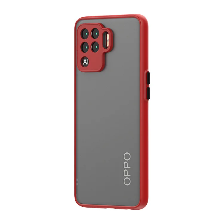 Factory Price TPU+PC Shockproof Translucent Smoke Phone Case For Oppo Realme 8 8 Pro A95 5G