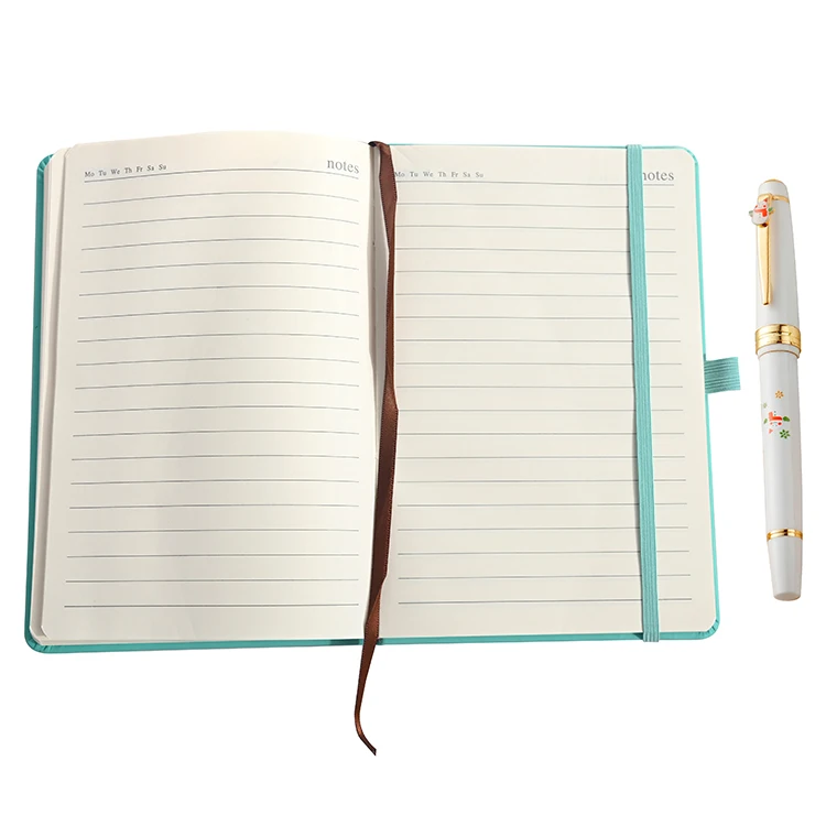 Personalized Logo B5 A5 A6 Plain Note Book PU Leather Soft Cover Custom Print Journal Notebook