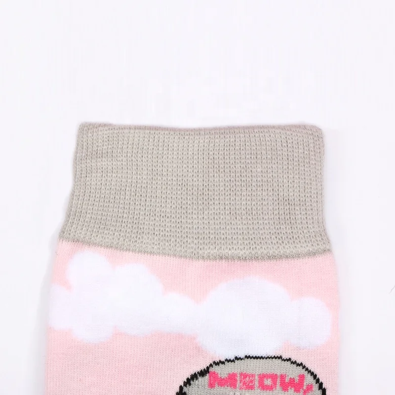 Teen Girls In Kawaii Cotton Woman Korean Cat Socks