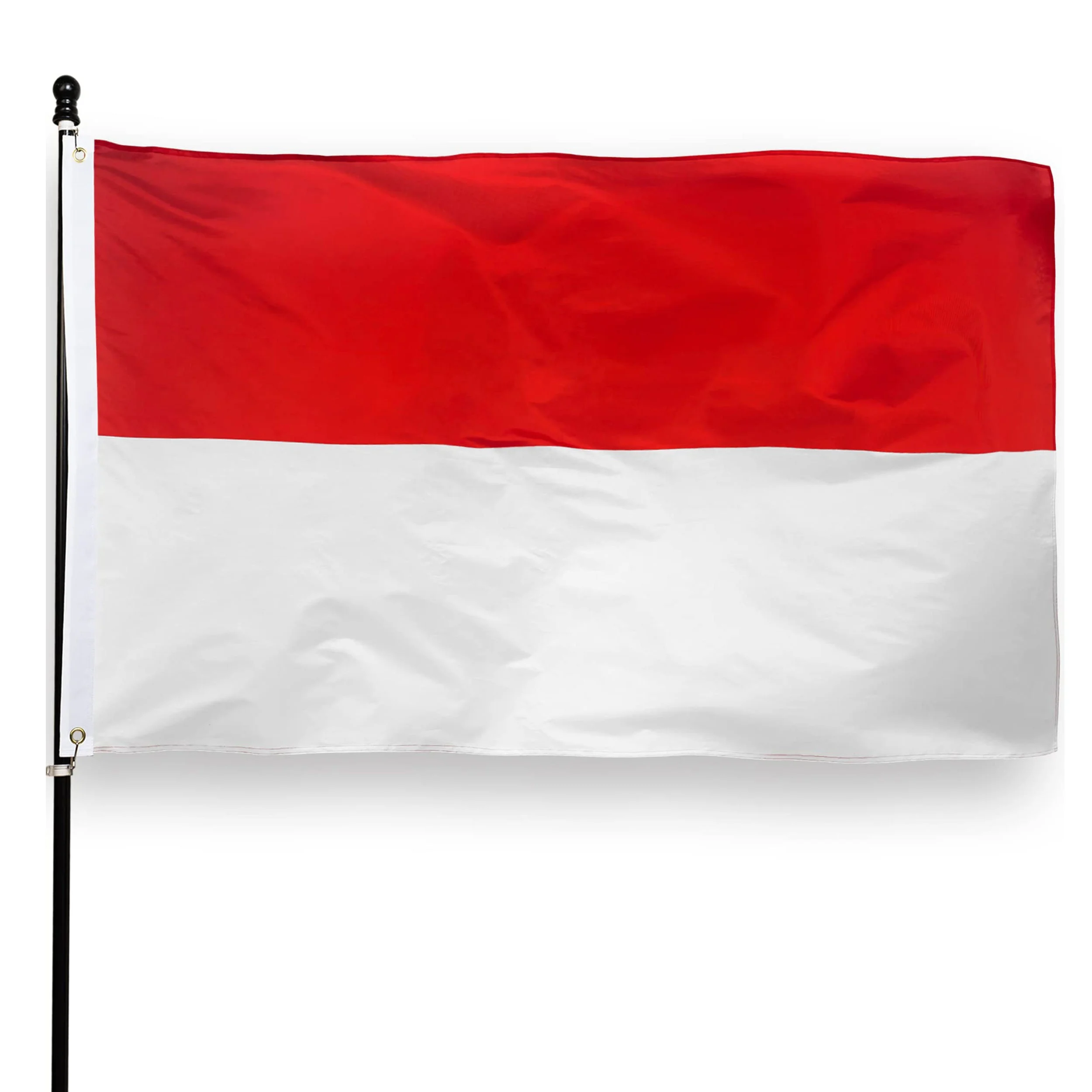Good Quality Light-Weighted Double Sided Banner Printed Thick 3x5 Ft Thick Polyester Indonesia Flag For Keep A Long Time Use