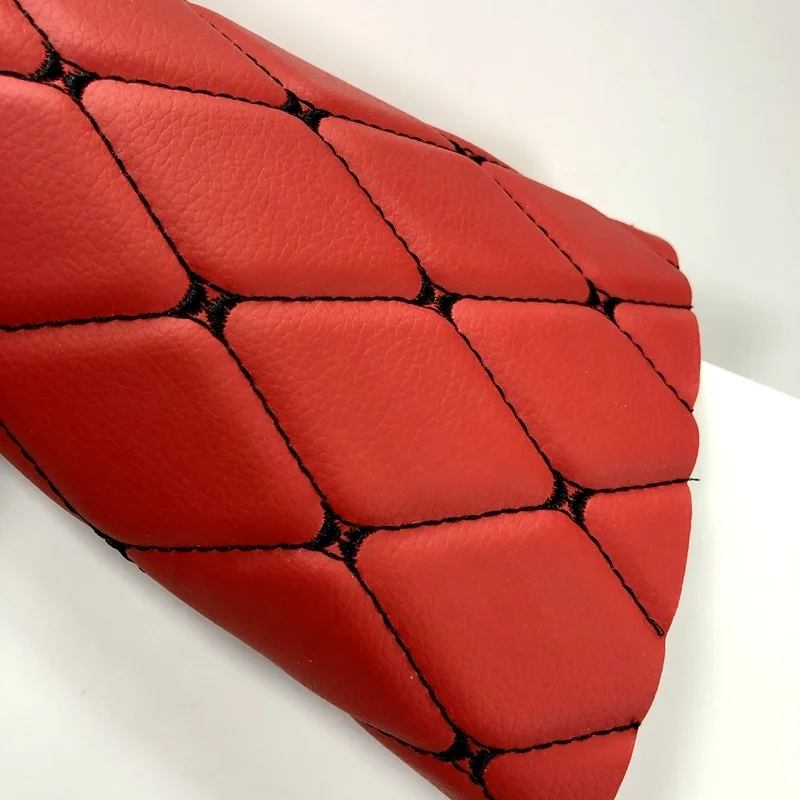 Hot sales faux leather sponge 3 mm - 8 mm  foam roll embroidery leather fabric for car usage