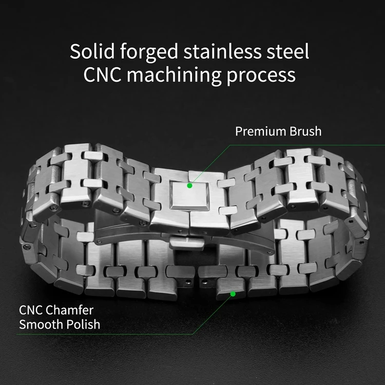 HMJ Wholesale Custom Fashion Watch Bracelet Belt For Stainless Steel Mod Kit Ga 2100 Gshock Watch Strap Casio G Shock Watch Band