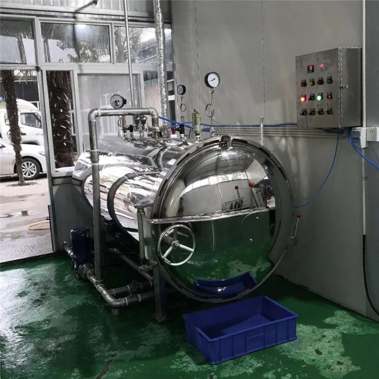 CE Approved Horizontal Industrial Autoclave For Food Processing
