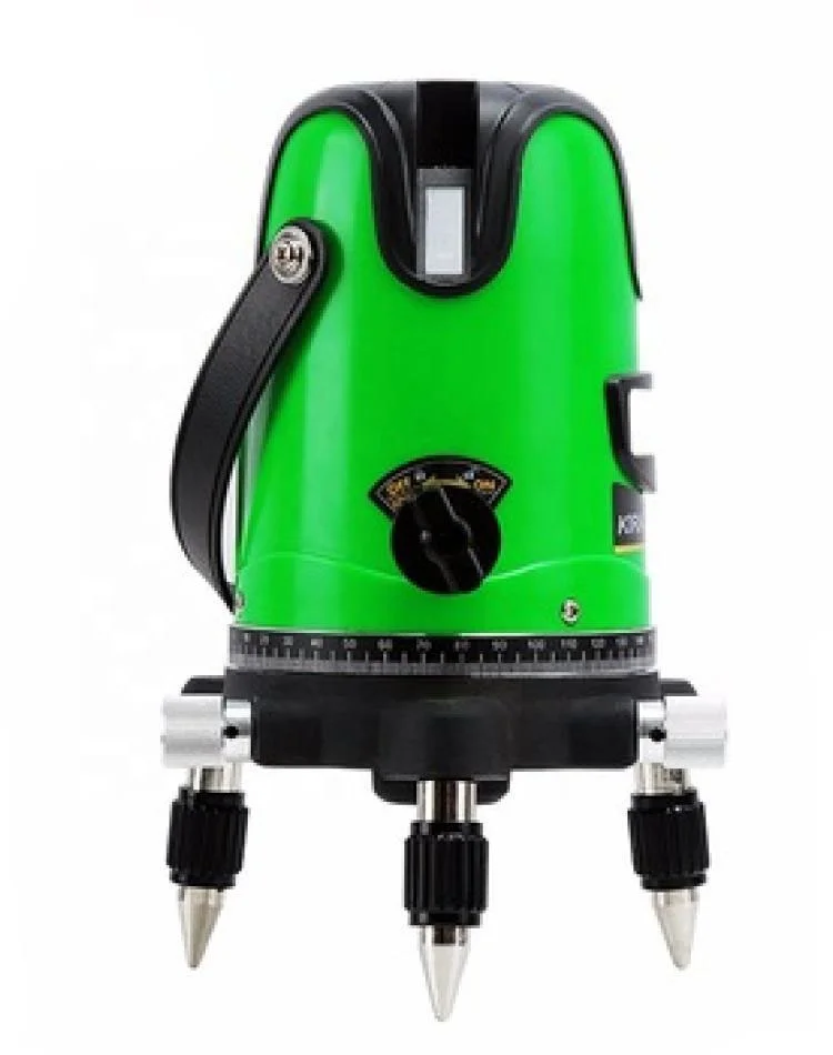 
3 Line Green Beam Self-Leveling Horizontal Laser Line Level with 360 Degree Rotary 
