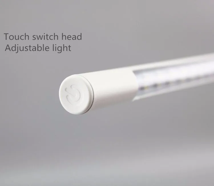 hot selling flexible desk bedroom bedside table lamp led reading clip lights with top dimmer switch