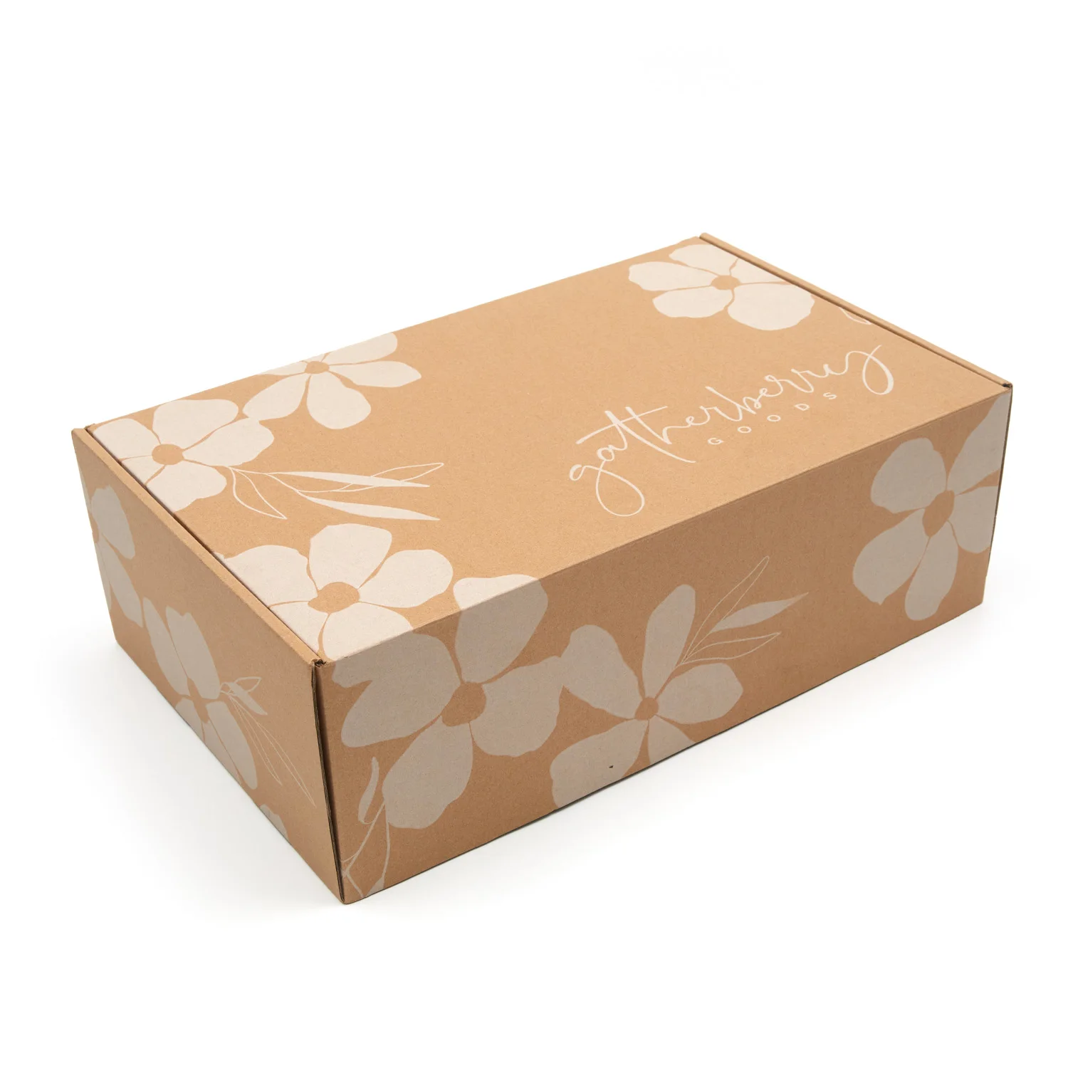 High Quality Custom Kraft Paper Corrugated Box with Silk Printing of Your Own logo